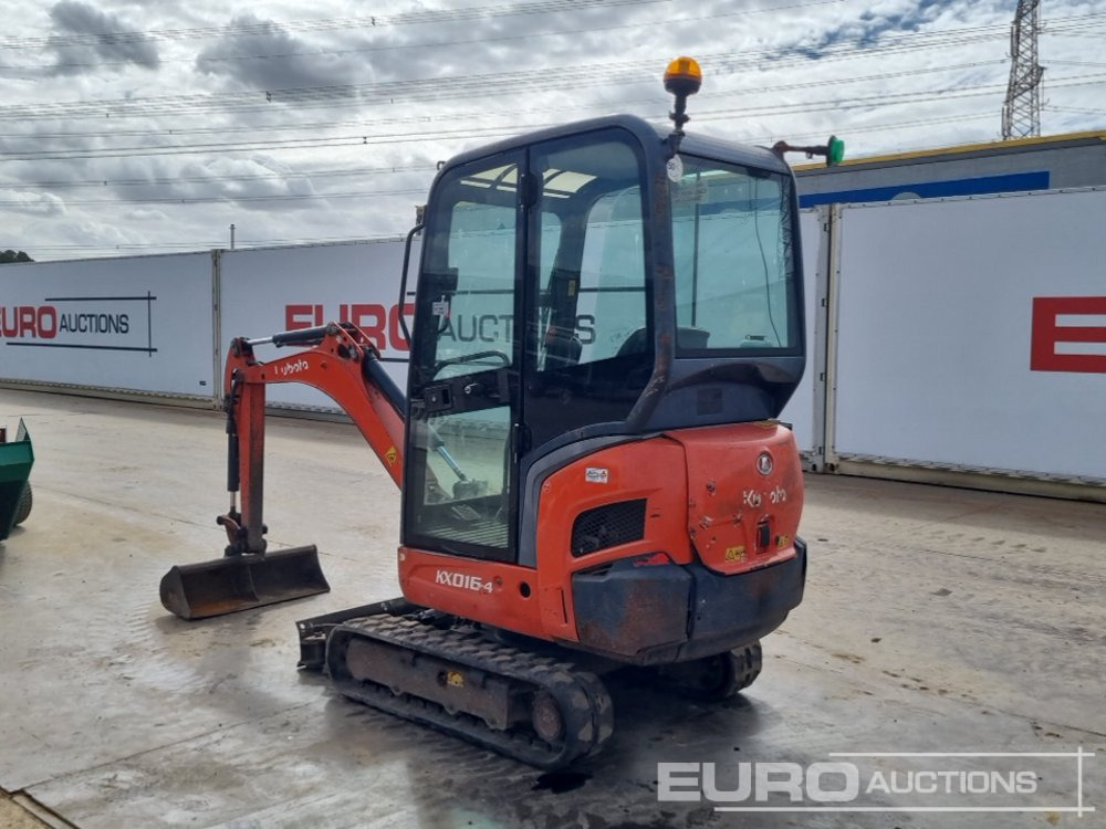2016 Kubota KX016-4 - Мини-экскаватор: фото 3 2016 Kubota KX016-4 - Мини-экскаватор: фото 3