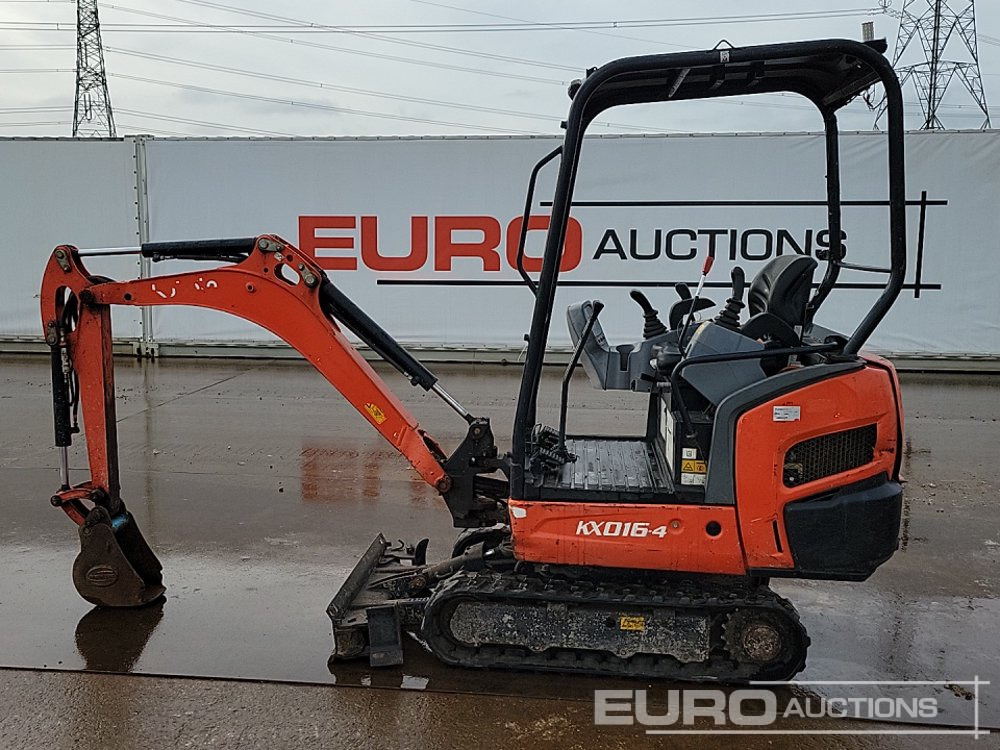 2016 Kubota KX016-4 - Мини-экскаватор: фото 2 2016 Kubota KX016-4 - Мини-экскаватор: фото 2