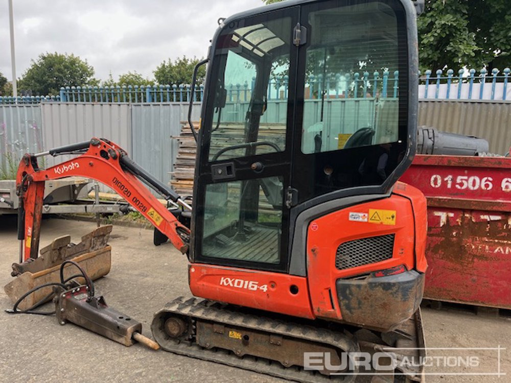 2016 Kubota KX016-4 - Мини-экскаватор: фото 2 2016 Kubota KX016-4 - Мини-экскаватор: фото 2