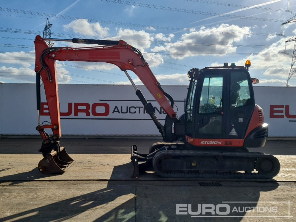 2016 Kubota KX080-4 - Мини-экскаватор: фото 2 2016 Kubota KX080-4 - Мини-экскаватор: фото 2