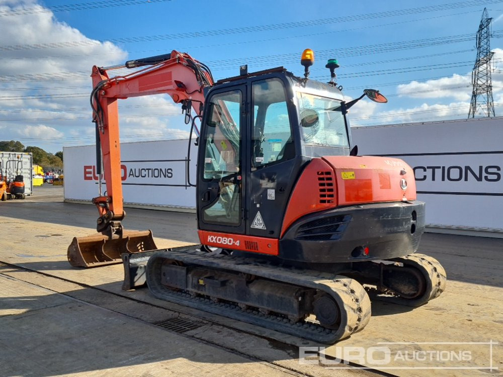 2016 Kubota KX080-4 - Мини-экскаватор: фото 3 2016 Kubota KX080-4 - Мини-экскаватор: фото 3