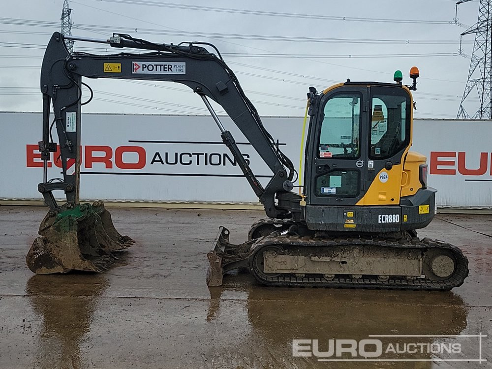 2016 Volvo ECR88D - Мини-экскаватор: фото 2 2016 Volvo ECR88D - Мини-экскаватор: фото 2