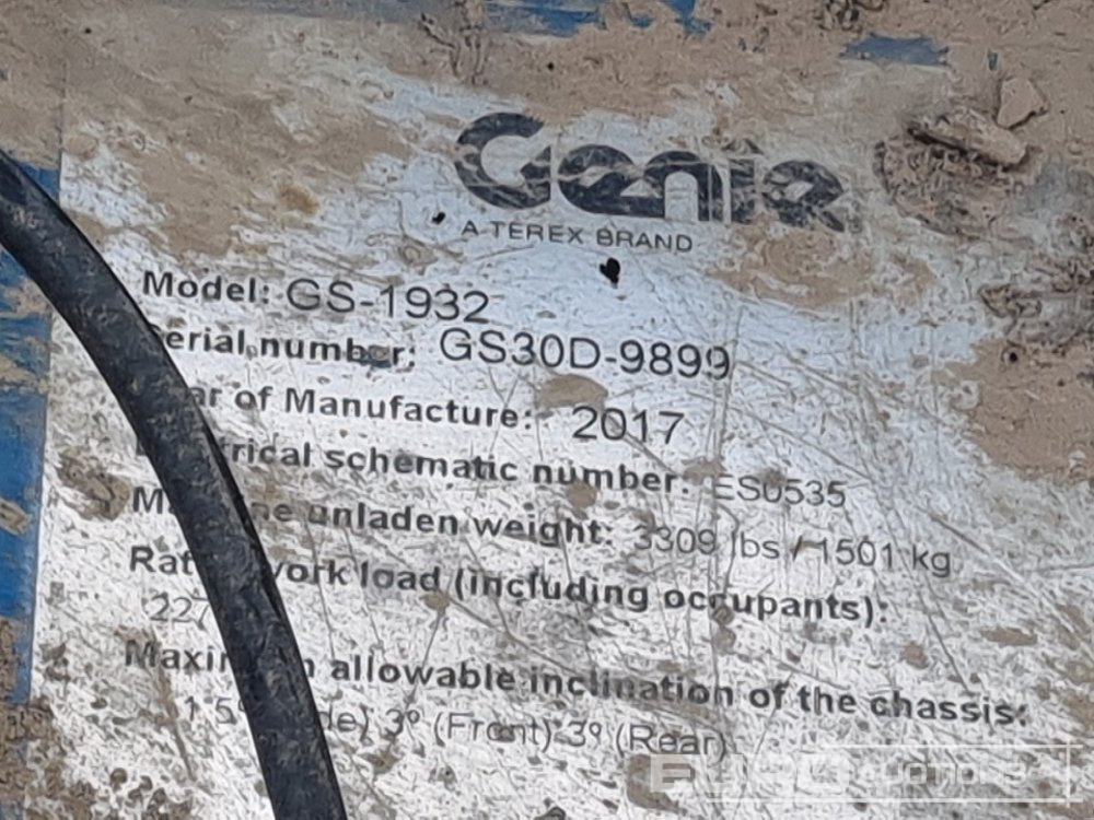 Подъёмник 2017 Genie GS-1932: фото 34