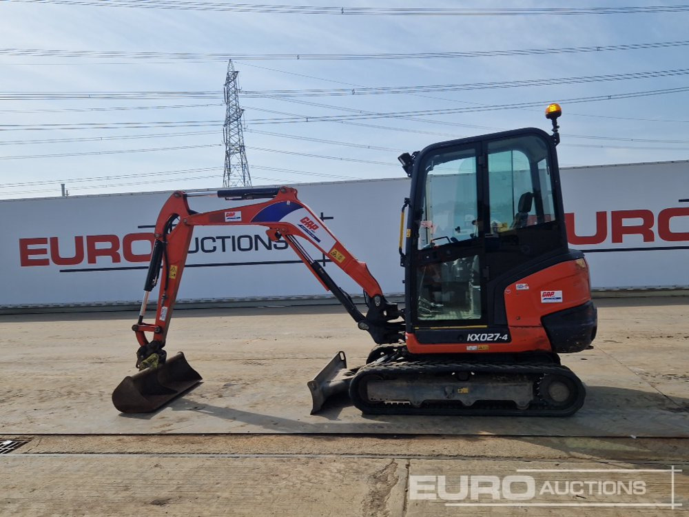 2017 Kubota KX027-4 - Мини-экскаватор: фото 5 2017 Kubota KX027-4 - Мини-экскаватор: фото 5