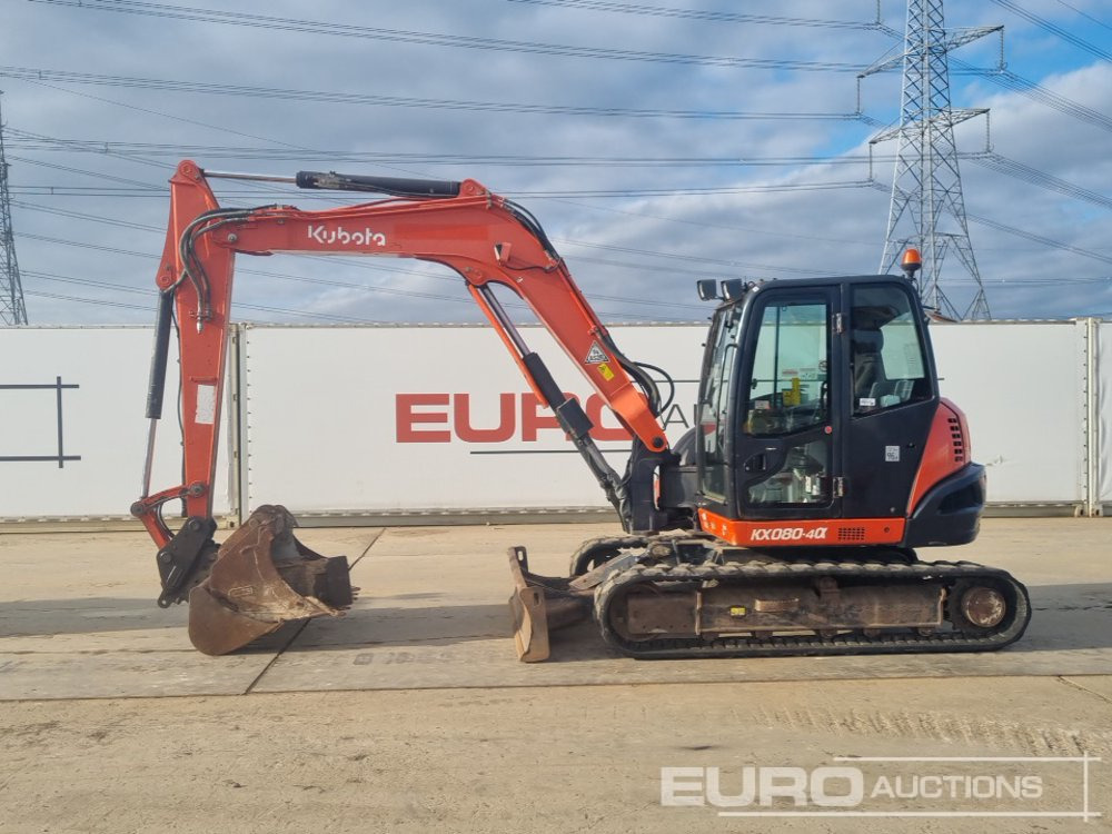2017 Kubota KX080-4A - Мини-экскаватор: фото 2 2017 Kubota KX080-4A - Мини-экскаватор: фото 2