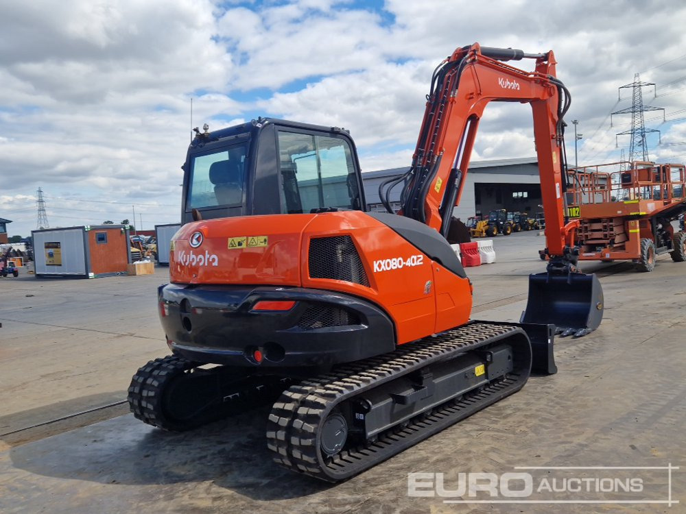 2018 Kubota KX080-4A - Мини-экскаватор: фото 5 2018 Kubota KX080-4A - Мини-экскаватор: фото 5