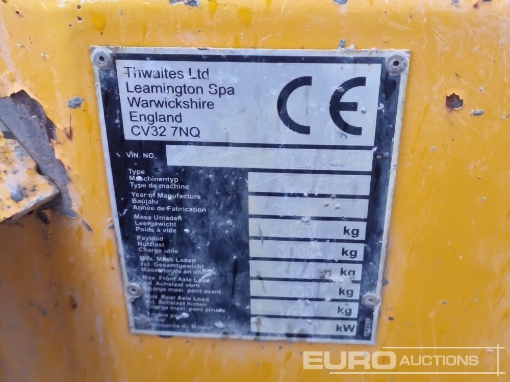 Мини-самосвал 2018 Thwaites 3 Ton: фото 33