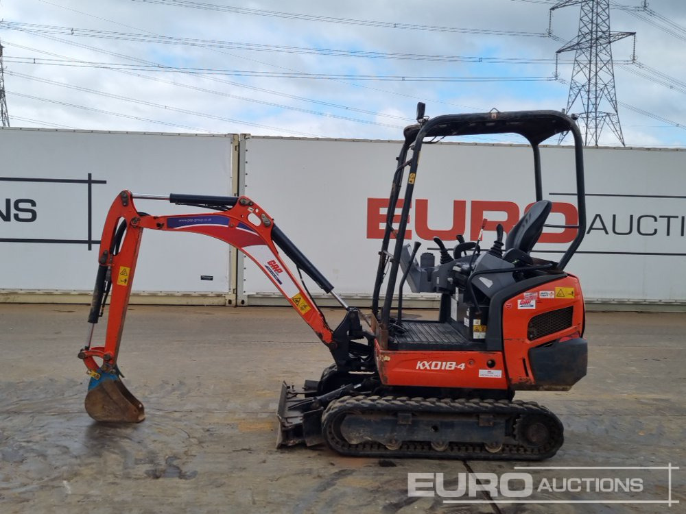 2019 Kubota KX018-4 - Мини-экскаватор: фото 2 2019 Kubota KX018-4 - Мини-экскаватор: фото 2