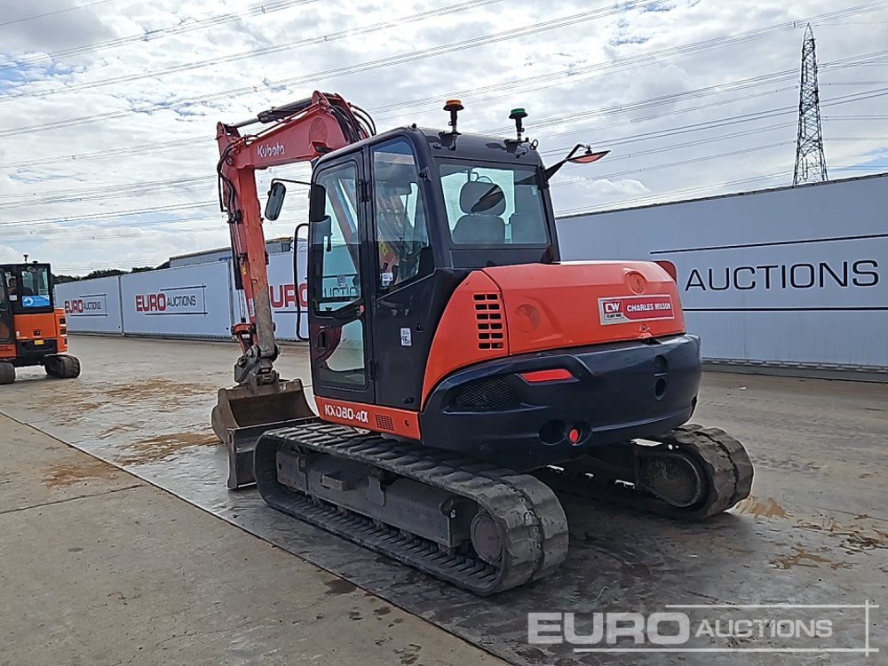 2019 Kubota KX080-4A - Мини-экскаватор: фото 3 2019 Kubota KX080-4A - Мини-экскаватор: фото 3
