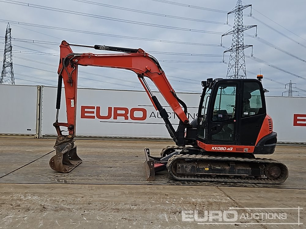 2019 Kubota KX080-4A - Мини-экскаватор: фото 2 2019 Kubota KX080-4A - Мини-экскаватор: фото 2