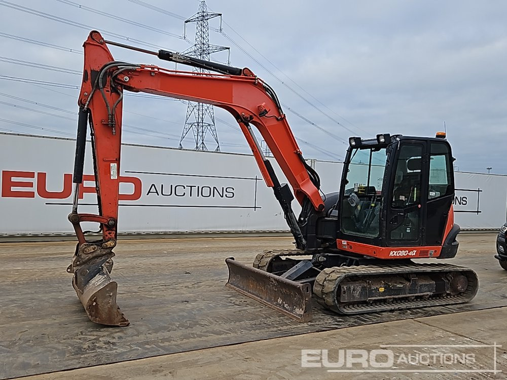 2019 Kubota KX080-4A - Мини-экскаватор: фото 1 2019 Kubota KX080-4A - Мини-экскаватор: фото 1