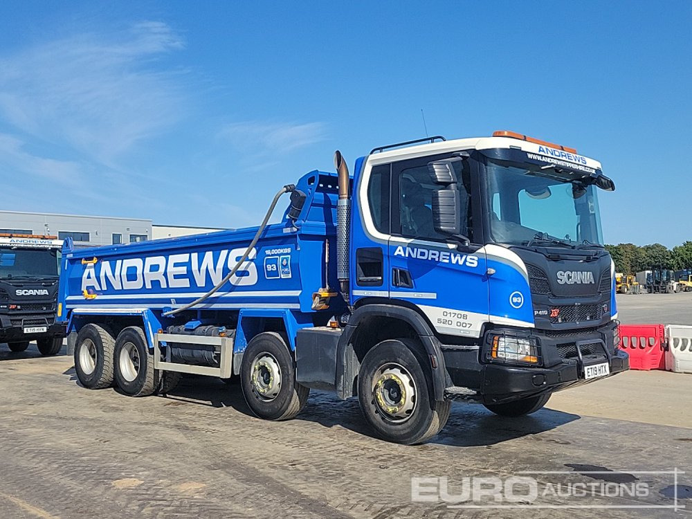 Самосвал 2019 Scania P410XT: фото 7