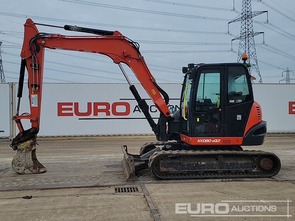 2020 Kubota KX080-4A - Мини-экскаватор: фото 2 2020 Kubota KX080-4A - Мини-экскаватор: фото 2