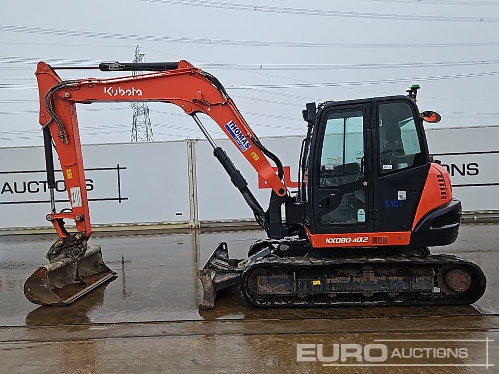 2020 Kubota KX080-4A2 - Мини-экскаватор: фото 2 2020 Kubota KX080-4A2 - Мини-экскаватор: фото 2