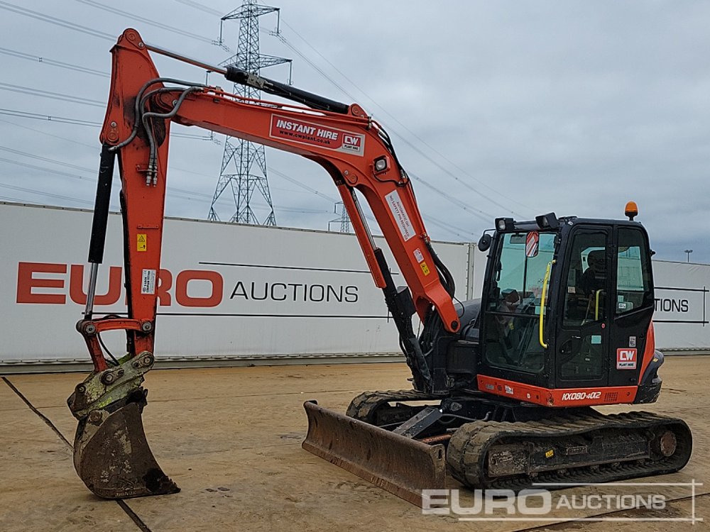 2020 Kubota KX080-4A2 - Мини-экскаватор: фото 1 2020 Kubota KX080-4A2 - Мини-экскаватор: фото 1