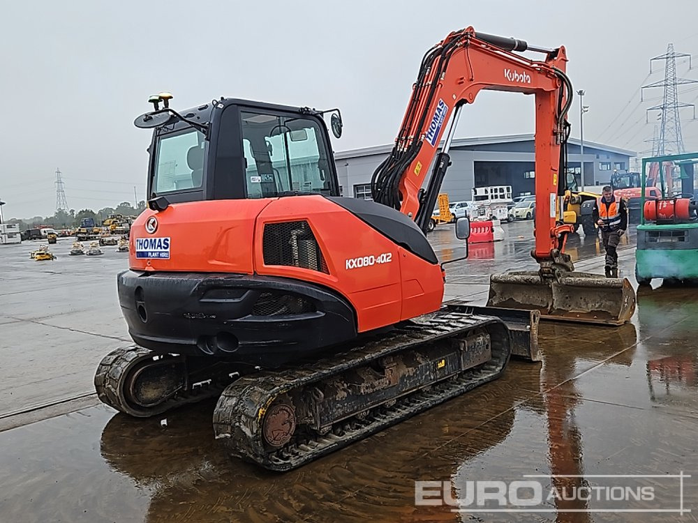 2020 Kubota KX080-4A2 - Мини-экскаватор: фото 5 2020 Kubota KX080-4A2 - Мини-экскаватор: фото 5