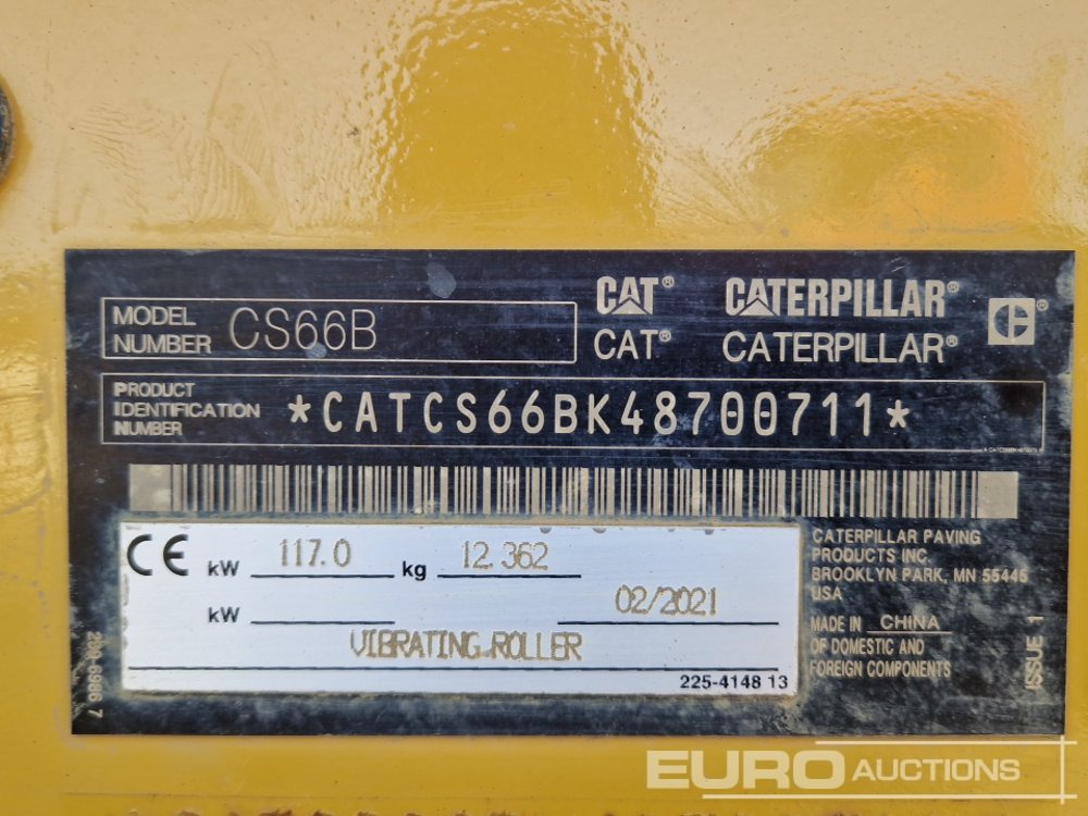 Каток 2021 CAT CS66B: фото 38 Каток 2021 CAT CS66B: фото 38