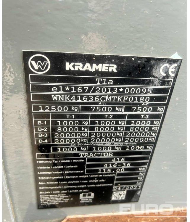 Телескопический погрузчик 2021 Kramer KT559: фото 20 Телескопический погрузчик 2021 Kramer KT559: фото 20