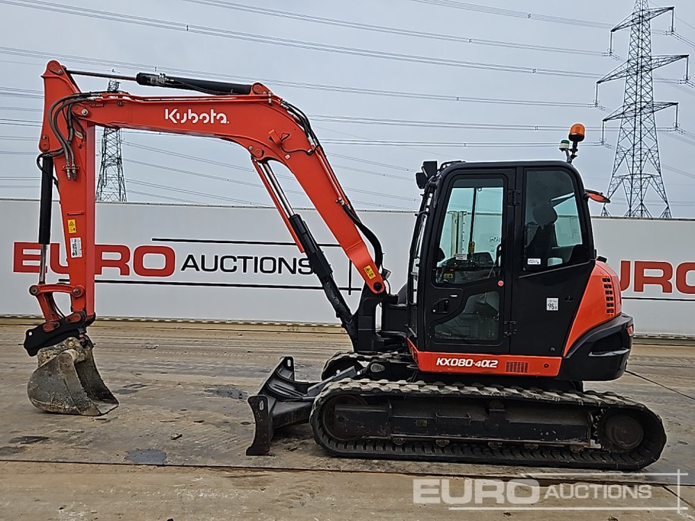 2021 Kubota KX080-4A2 - Мини-экскаватор: фото 2 2021 Kubota KX080-4A2 - Мини-экскаватор: фото 2