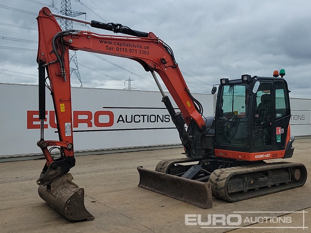 2021 Kubota KX080-4A2 - Мини-экскаватор: фото 1 2021 Kubota KX080-4A2 - Мини-экскаватор: фото 1