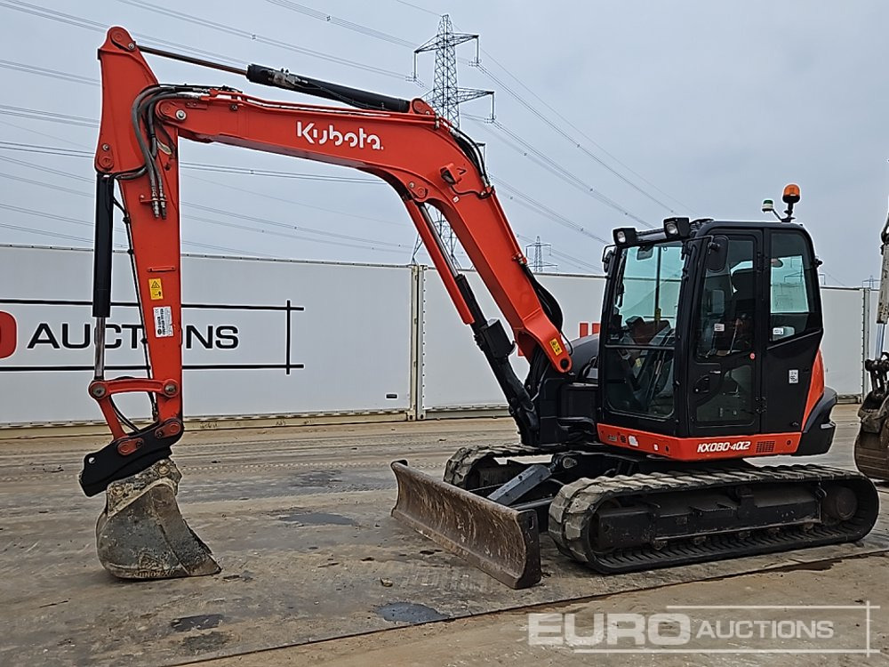 2021 Kubota KX080-4A2 - Мини-экскаватор: фото 1 2021 Kubota KX080-4A2 - Мини-экскаватор: фото 1