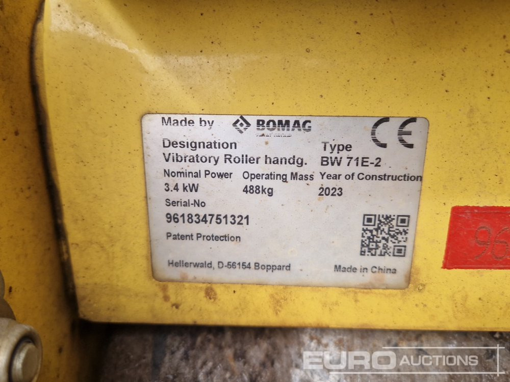 Асфальтоукладочная техника 2023 Bomag BW71E-2: фото 24