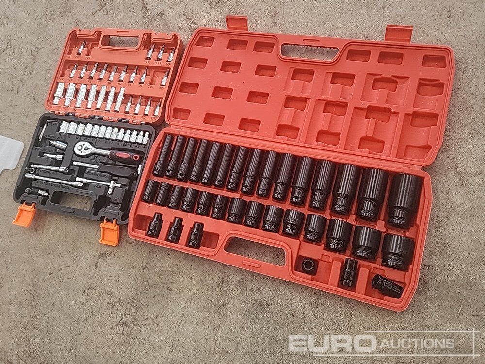 32pc 1/2 Socket Set, 53pc Socket & Bit Set - Оборудование для мастерских: фото 2 32pc 1/2 Socket Set, 53pc Socket & Bit Set - Оборудование для мастерских: фото 2