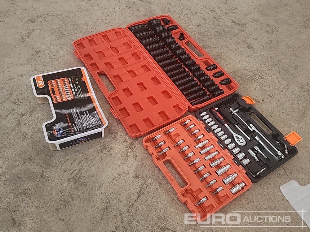 32pc 1/2 Socket Set, 53pc Socket & Bit Set - Оборудование для мастерских: фото 4 32pc 1/2 Socket Set, 53pc Socket & Bit Set - Оборудование для мастерских: фото 4