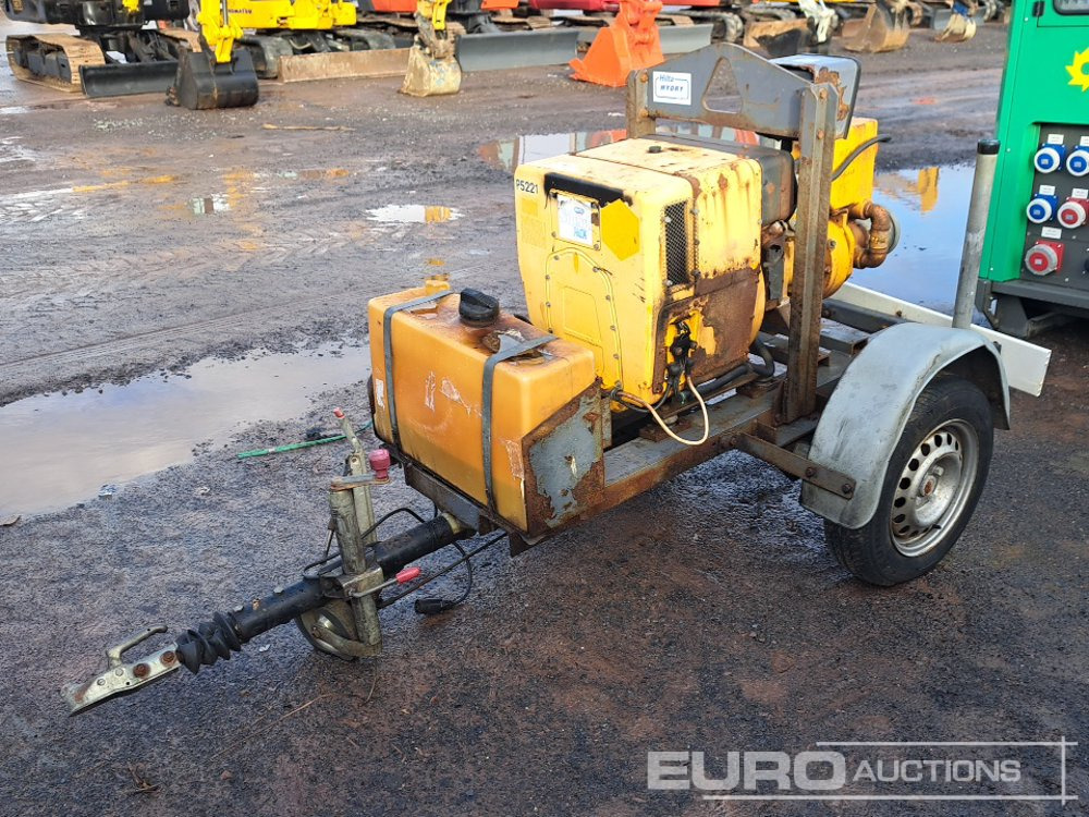 4" Hilta Single Axle Diesel Water Pump, Hatz Engine - Насос для воды: фото 1 4" Hilta Single Axle Diesel Water Pump, Hatz Engine - Насос для воды: фото 1