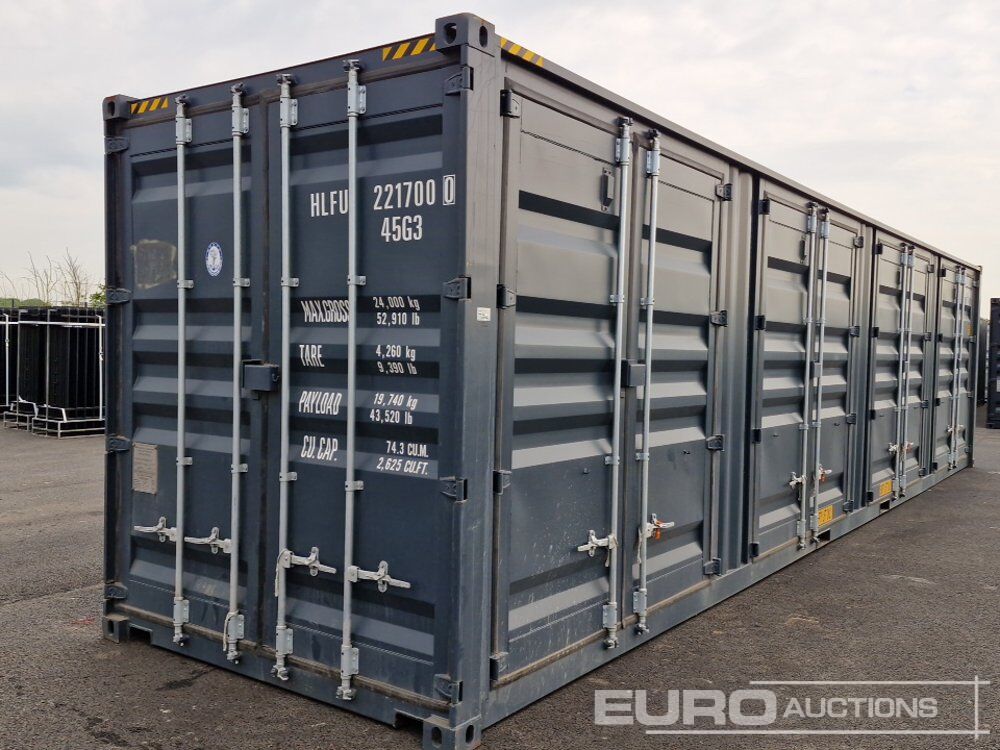 40ft HC Container, 4 Side Doors, 1 End Door (Cannot be Reconsigned) - Морской контейнер: фото 1 40ft HC Container, 4 Side Doors, 1 End Door (Cannot be Reconsigned) - Морской контейнер: фото 1