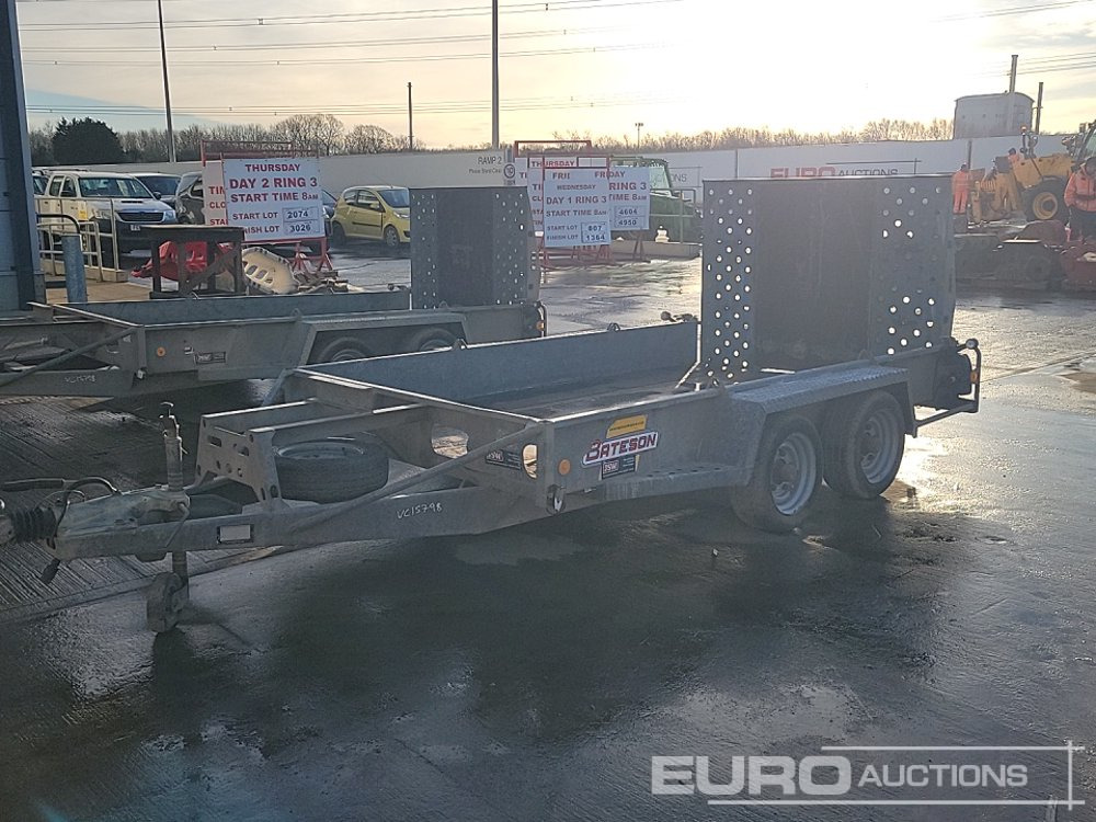 Bateson 3.5 Ton Twin Axle Plant Trailer, Ramp - Прицеп для спецтехники: фото 1 Bateson 3.5 Ton Twin Axle Plant Trailer, Ramp - Прицеп для спецтехники: фото 1