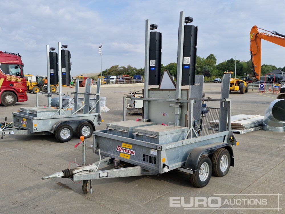 Bateson Trailers 1.3 TonTwin Axle Plant Trailer, Ramp, 2 Way Traffic Light System - Прицеп для спецтехники: фото 1 Bateson Trailers 1.3 TonTwin Axle Plant Trailer, Ramp, 2 Way Traffic Light System - Прицеп для спецтехники: фото 1