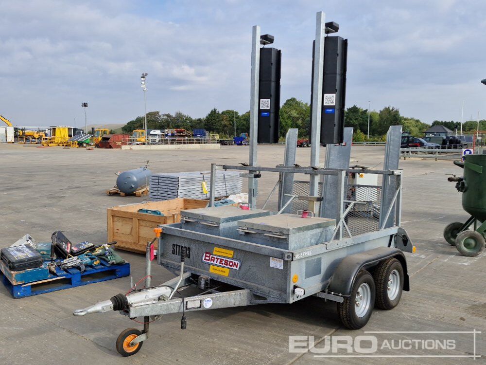 Bateson Trailers 1.3 TonTwin Axle Plant Trailer, Ramp, 2 Way Traffic Light System - Прицеп для спецтехники: фото 1 Bateson Trailers 1.3 TonTwin Axle Plant Trailer, Ramp, 2 Way Traffic Light System - Прицеп для спецтехники: фото 1