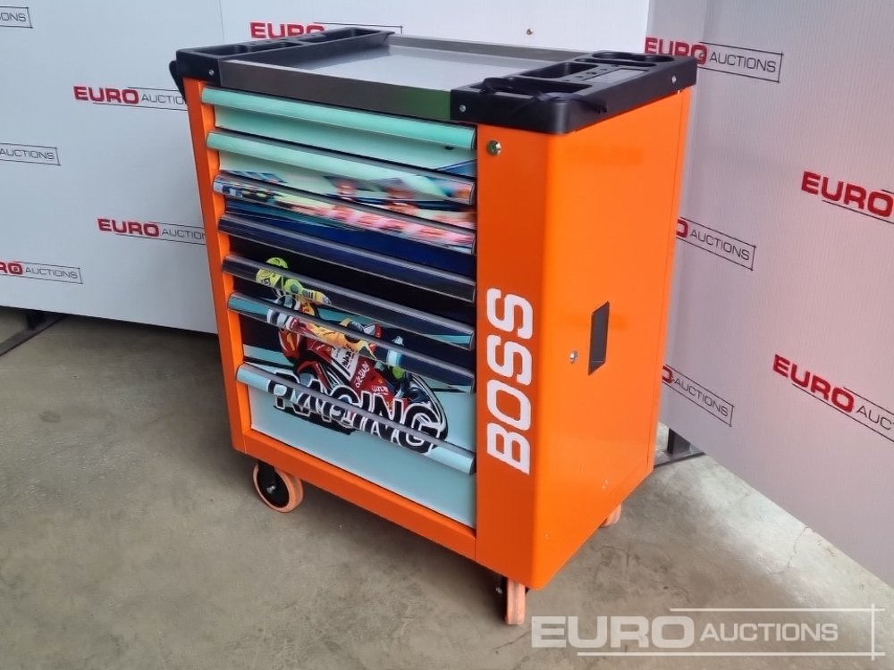 Boss Wheeled Tool Cart with 258pc Tools (Orange) - Оборудование для мастерских: фото 1 Boss Wheeled Tool Cart with 258pc Tools (Orange) - Оборудование для мастерских: фото 1