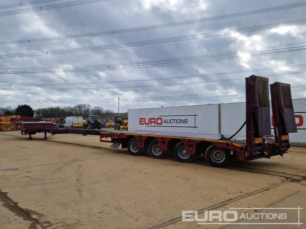 Broshuis 4 Axle Double Extender Low Loader Trailer, Neck Ramps, Out Riggers, Hydraulic Fliptoe Ramps, 12 Ton Gigant Axles, Tool Box - Низкорамный полуприцеп: фото 3 Broshuis 4 Axle Double Extender Low Loader Trailer, Neck Ramps, Out Riggers, Hydraulic Fliptoe Ramps, 12 Ton Gigant Axles, Tool Box - Низкорамный полуприцеп: фото 3