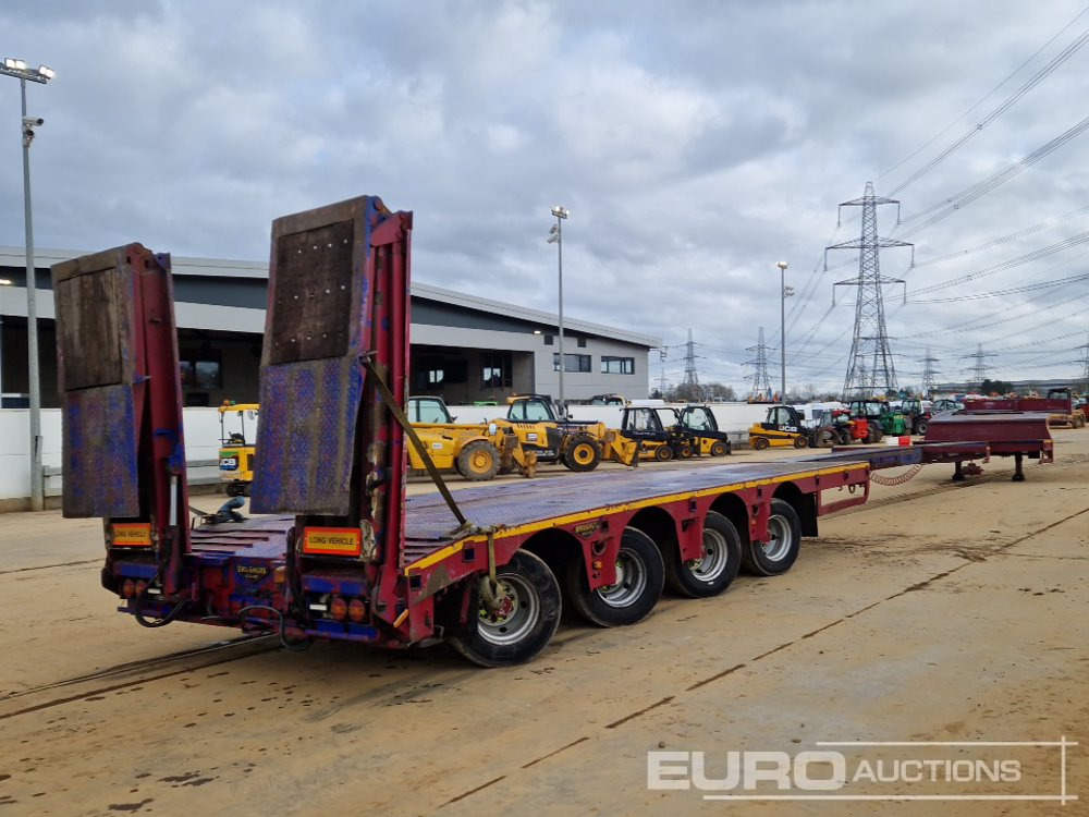 Broshuis 4 Axle Double Extender Low Loader Trailer, Neck Ramps, Out Riggers, Hydraulic Fliptoe Ramps, 12 Ton Gigant Axles, Tool Box - Низкорамный полуприцеп: фото 5 Broshuis 4 Axle Double Extender Low Loader Trailer, Neck Ramps, Out Riggers, Hydraulic Fliptoe Ramps, 12 Ton Gigant Axles, Tool Box - Низкорамный полуприцеп: фото 5