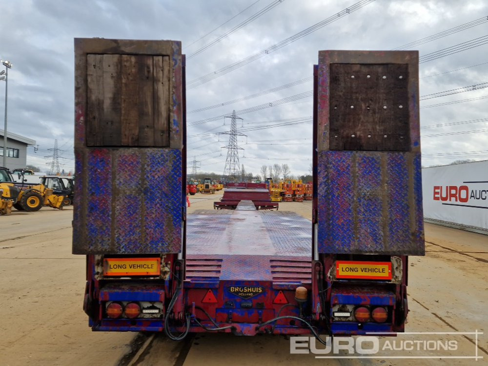Broshuis 4 Axle Double Extender Low Loader Trailer, Neck Ramps, Out Riggers, Hydraulic Fliptoe Ramps, 12 Ton Gigant Axles, Tool Box - Низкорамный полуприцеп: фото 4 Broshuis 4 Axle Double Extender Low Loader Trailer, Neck Ramps, Out Riggers, Hydraulic Fliptoe Ramps, 12 Ton Gigant Axles, Tool Box - Низкорамный полуприцеп: фото 4