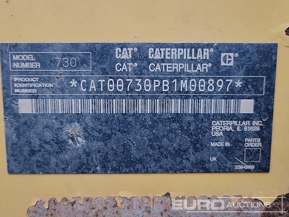 Сочленённый самосвал CAT 730: фото 47