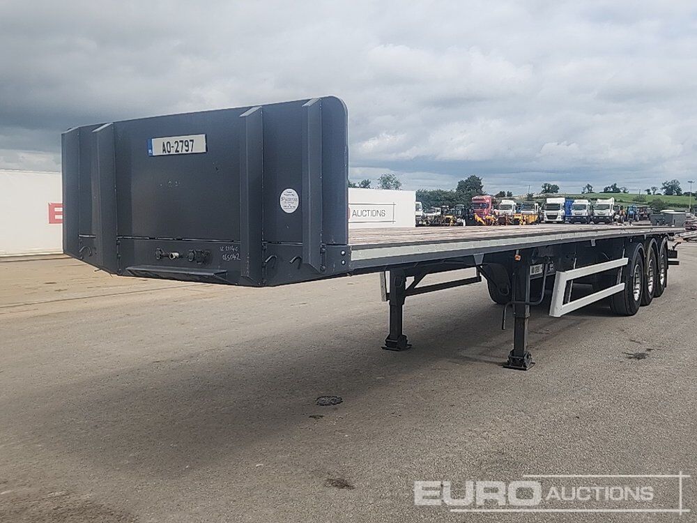Concept Trailers 45' Tri Axle Flat Bed Trailer, Goal Posts, SAF Axles - Полуприцеп бортовой/ Платформа: фото 1 Concept Trailers 45' Tri Axle Flat Bed Trailer, Goal Posts, SAF Axles - Полуприцеп бортовой/ Платформа: фото 1