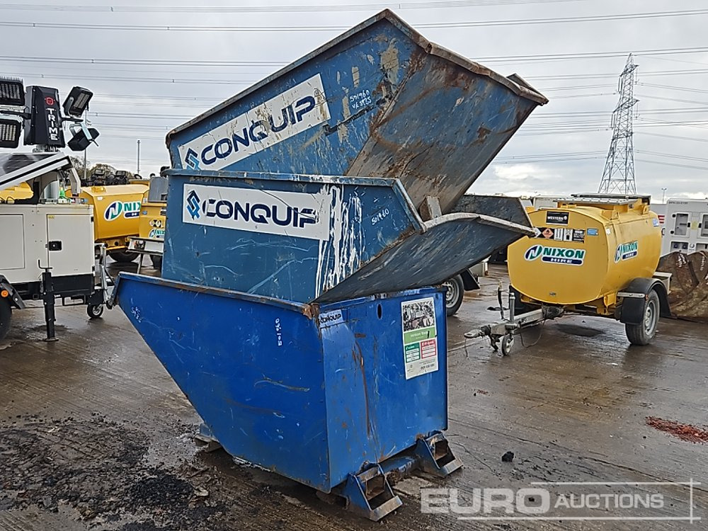 Conquip Tipping Skip to suit Forklift (3 of) - Самоопрокидывающийся контейнер: фото 1 Conquip Tipping Skip to suit Forklift (3 of) - Самоопрокидывающийся контейнер: фото 1