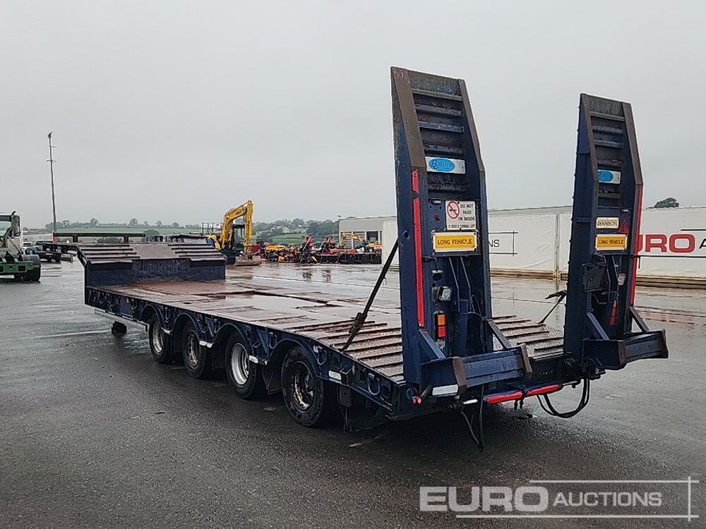 Dennison Trailers 4 Axle Step Frame Low Loader Trailer Hydraulic Ramps Outriggers - Низкорамный полуприцеп: фото 3 Dennison Trailers 4 Axle Step Frame Low Loader Trailer Hydraulic Ramps Outriggers - Низкорамный полуприцеп: фото 3