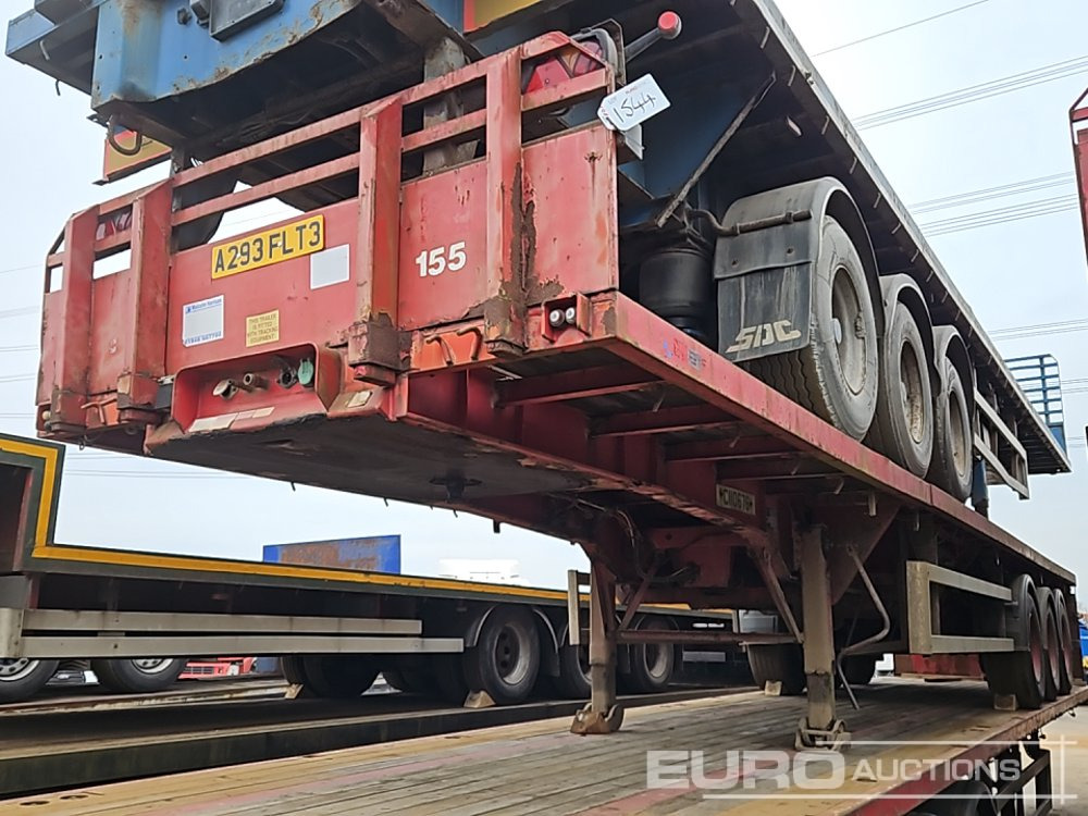 Dennison Trailers Tri Axle Extendable Flat Bed Trailer - Полуприцеп бортовой/ Платформа: фото 1 Dennison Trailers Tri Axle Extendable Flat Bed Trailer - Полуприцеп бортовой/ Платформа: фото 1