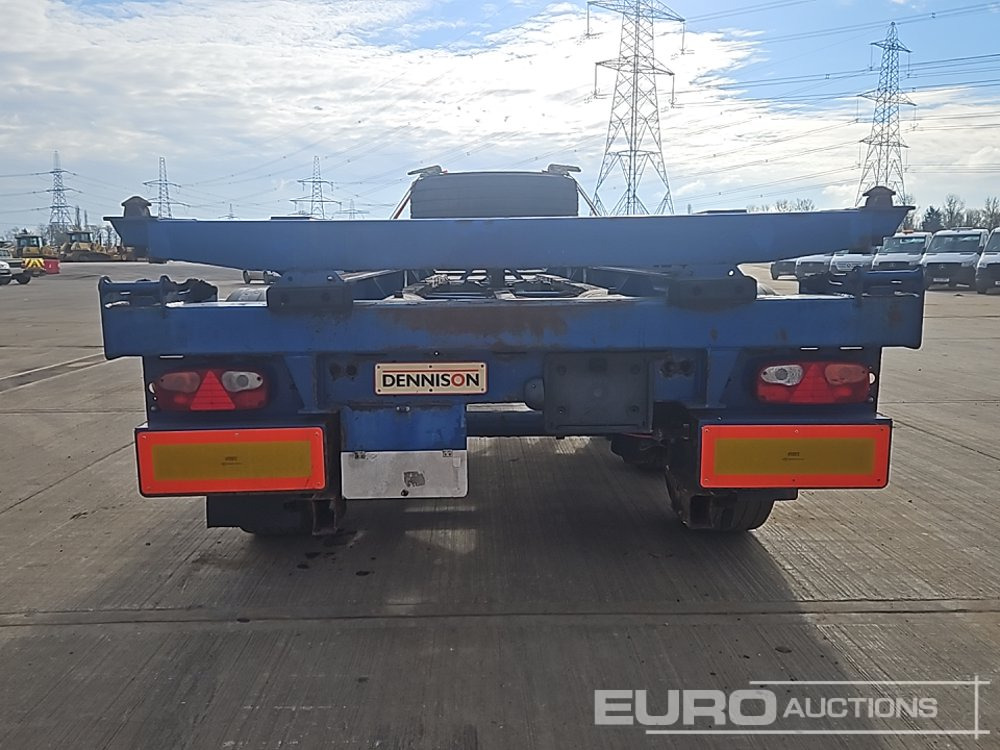 Dennison Trailers Tri Axle Extendable Skeleton Trailer, Twist Locks - Полуприцеп бортовой/ Платформа: фото 4 Dennison Trailers Tri Axle Extendable Skeleton Trailer, Twist Locks - Полуприцеп бортовой/ Платформа: фото 4