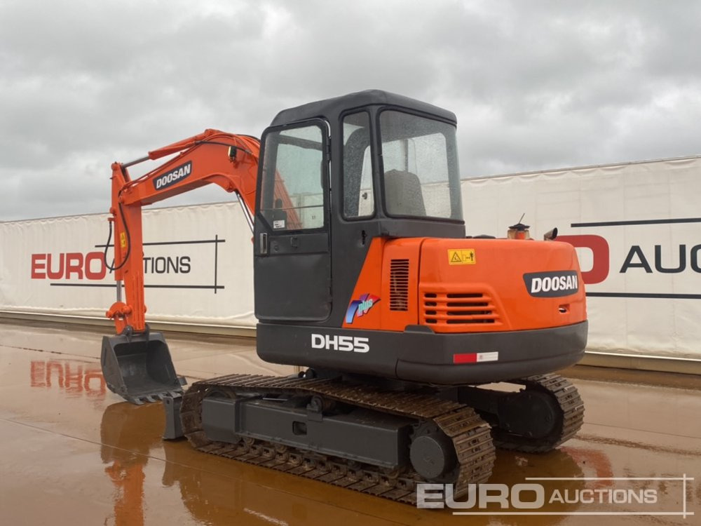 Doosan DH55-V - Мини-экскаватор: фото 3 Doosan DH55-V - Мини-экскаватор: фото 3