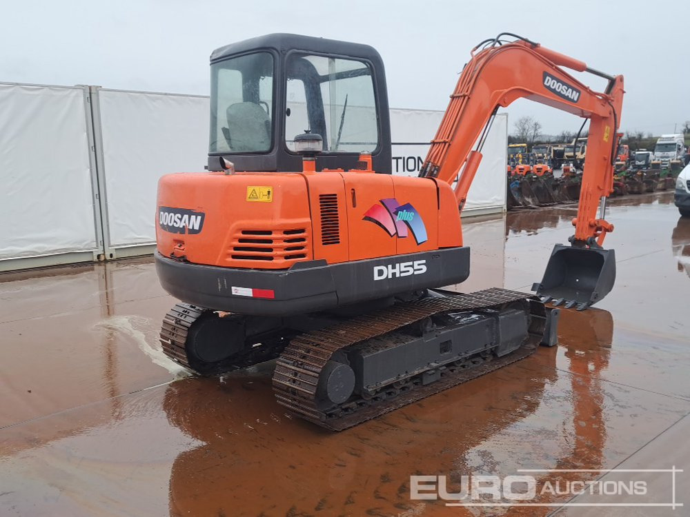 Doosan DH55-V - Мини-экскаватор: фото 5 Doosan DH55-V - Мини-экскаватор: фото 5