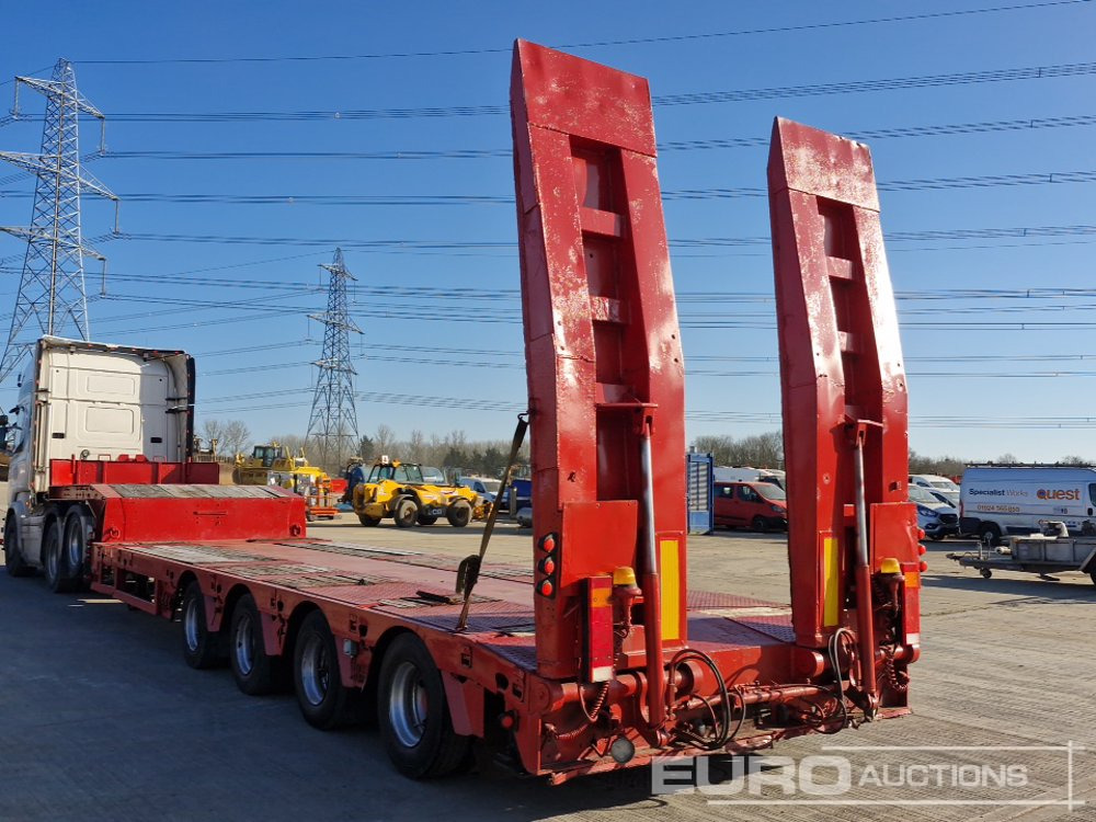 Faymonville 4 Axle Step Frame Extendable Low Loader Trailer, Out Riggers Twin Axle Rear Steer, Air Brakes Hydraulic Ramps - Низкорамный полуприцеп: фото 3 Faymonville 4 Axle Step Frame Extendable Low Loader Trailer, Out Riggers Twin Axle Rear Steer, Air Brakes Hydraulic Ramps - Низкорамный полуприцеп: фото 3