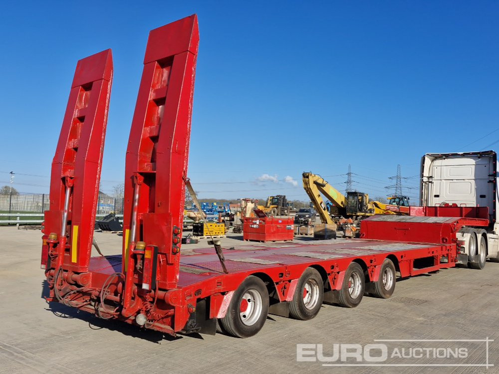 Faymonville 4 Axle Step Frame Extendable Low Loader Trailer, Out Riggers Twin Axle Rear Steer, Air Brakes Hydraulic Ramps - Низкорамный полуприцеп: фото 5 Faymonville 4 Axle Step Frame Extendable Low Loader Trailer, Out Riggers Twin Axle Rear Steer, Air Brakes Hydraulic Ramps - Низкорамный полуприцеп: фото 5
