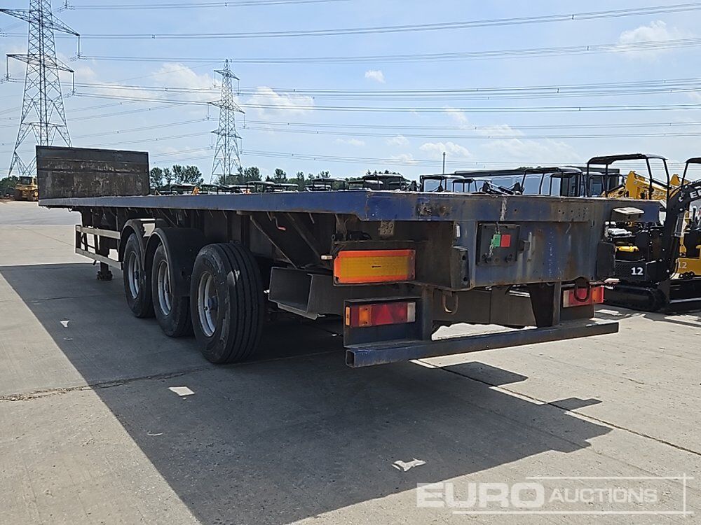 Haldex Tri Axle Extendable Flat Bed Trailer Rear Steer - Полуприцеп бортовой/ Платформа: фото 3 Haldex Tri Axle Extendable Flat Bed Trailer Rear Steer - Полуприцеп бортовой/ Платформа: фото 3