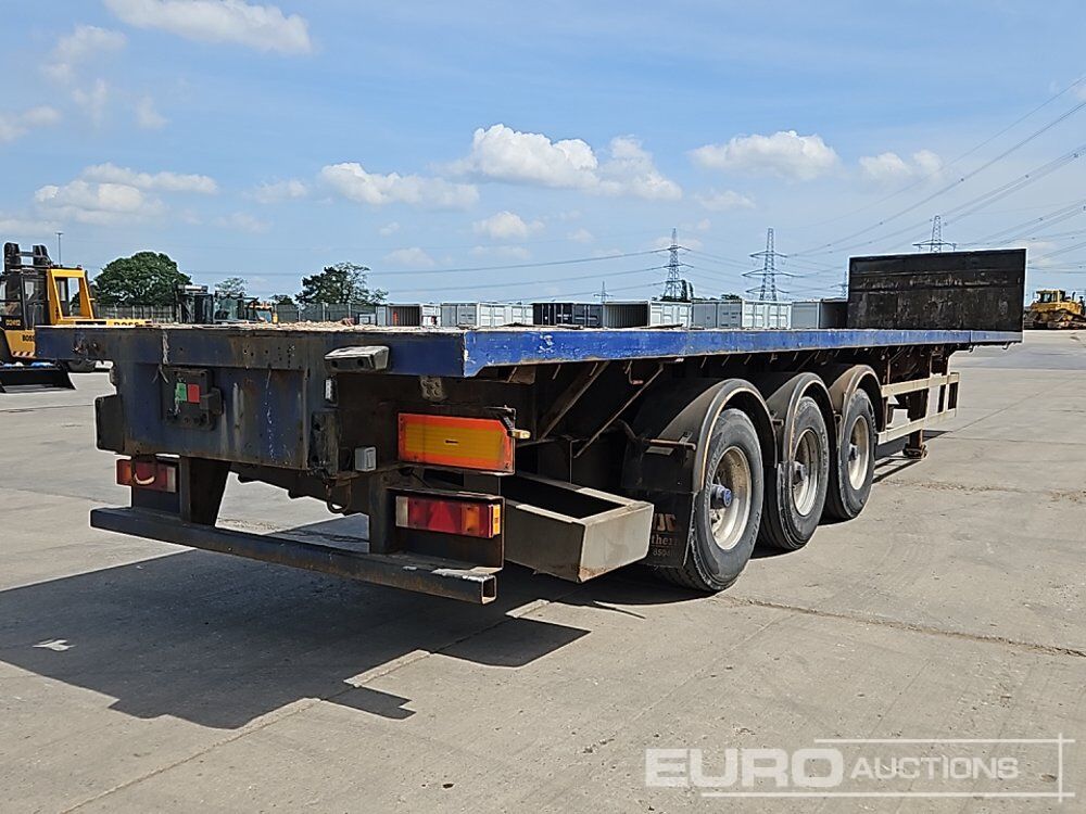 Haldex Tri Axle Extendable Flat Bed Trailer Rear Steer - Полуприцеп бортовой/ Платформа: фото 5 Haldex Tri Axle Extendable Flat Bed Trailer Rear Steer - Полуприцеп бортовой/ Платформа: фото 5