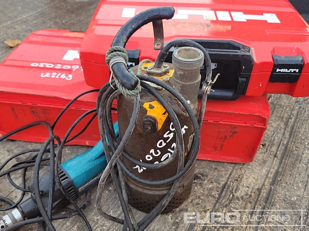 Строительное оборудование Hilti 110 Volt Hammer Drill, 110 Volt Handheld Breaker, Makita 110 Volt Diamond Core Drill, 110 Volt Water Pump: фото 11 Строительное оборудование Hilti 110 Volt Hammer Drill, 110 Volt Handheld Breaker, Makita 110 Volt Diamond Core Drill, 110 Volt Water Pump: фото 11